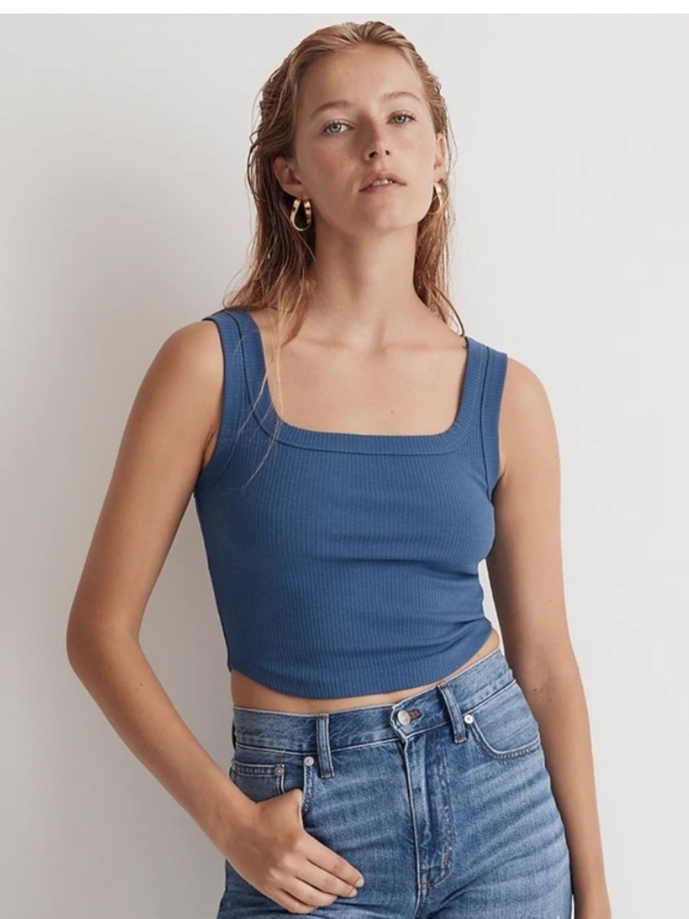 Madewell The Tailored Crop tank